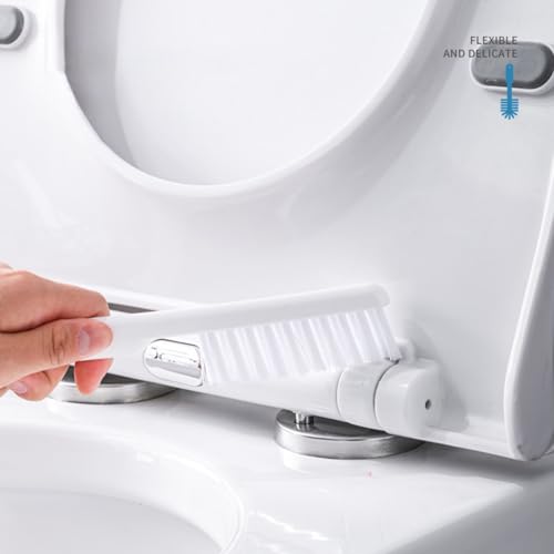 Silicone Toilet Brush, Two Quick Draining Integrated Wall-Mounted Installation Flexible Toilet Bowl Brush,Easy to Clean Waterproof Multi-Scenario Universal Cleaning Brushes for Bathroom - image 7