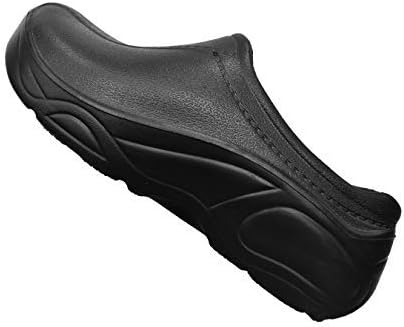 Natural Uniforms Ultralite Womens Strapless Clogs-Closed Heel (Size 9, Black) | Image 2