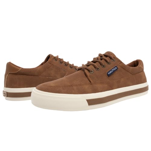 Image of Nautica Men's Classic Lace-Up Boat Shoes Low Top Fashion Sneaker - Stylish and Comfortable Casual Shoe