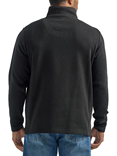 Wrangler Authentics Men's Long Sleeve Fleece Quarter-Zip Sweater2