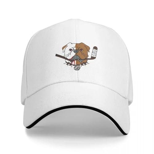 Casquette Logo des Sudbury Bulldogs réglable et unisexe en style hip hop
