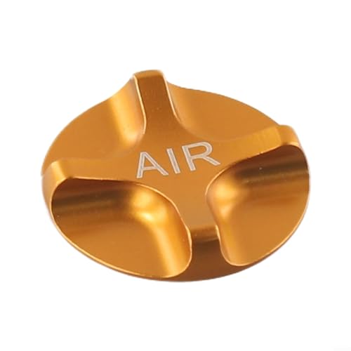 Cubierta de horquilla delantera para bicicleta de montaña, aleación de aluminio de alta resistencia, diseño ligero (dorado)