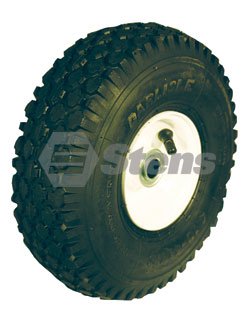 CARLISLE STUD Tire 4.10-4 and Rim - Front Wheel Assembly SNAPPER/7052267
