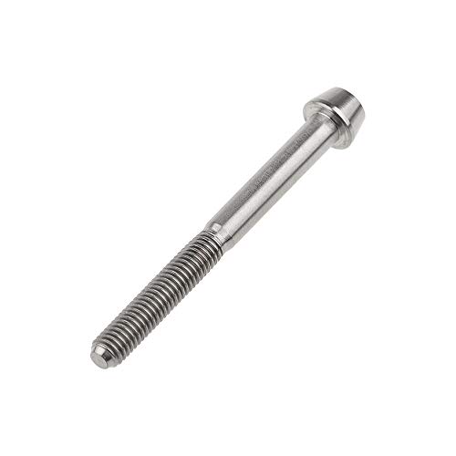 Image of Titanium Ti Bolt M5x9 16 18 20 25 30 35 40 45 50 55 60mm Tapered Head Screws Pack of 4 (M5x50mm, Normal Titanium)