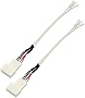 RED WOLF Car Front Door Pro Tweeter Audio Speaker Wiring Harness for 2010-2019 Toyota Corolla, 2008-2013 Toyota Highlander Factory Speaker Replacement Adapter Connector 1 Pair