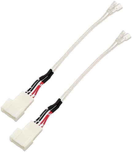 RED WOLF Car Front Door Pro Tweeter Speaker Wiring Harness for 2008-2022 Toyota RAV4 Camry 4Runner Highlander Scion, 2010-2019 Subaru Forester WRX Outback Factory Speaker Replacement Adapter Connector