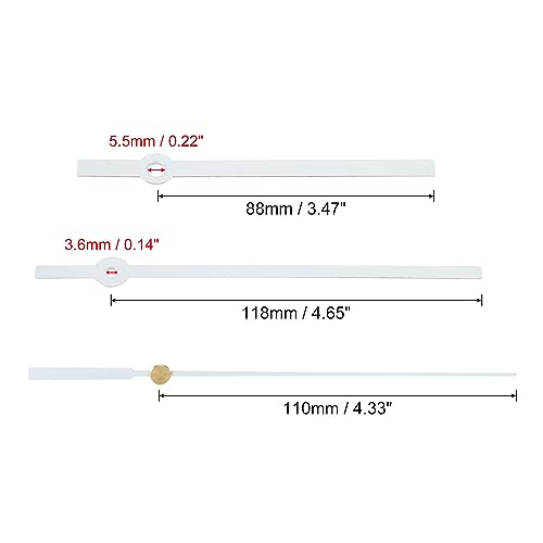 Patikil PTA230603TT000255 Replacement Clock Hands Kit thumb #1