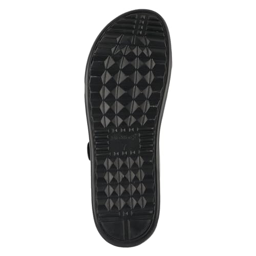 Image of Medifeet Men's Toe-Ring Leather Highway Sandals