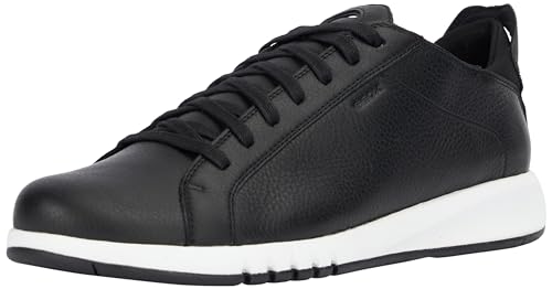 Geox U Aerantis A Basket Garçon : chaussures basses en cuir souple