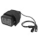 Batterieladekoffer Box ABS Wasserdicht 12 V für 6 Stück Lithiumbatterien USB DC Zwei Anschlüsse mit Kabel Tragbar für Outdoor Reisen Camping Outdoor