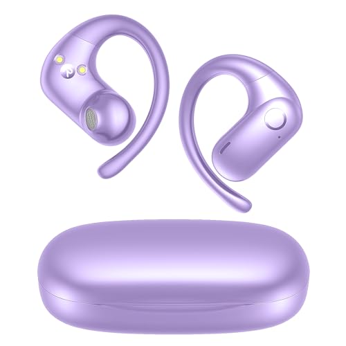 kurdene Wireless Earbuds 5.4 Bluetooth Headphones, Open Ear Buds with Deep Bass Sound, 60Hrs...