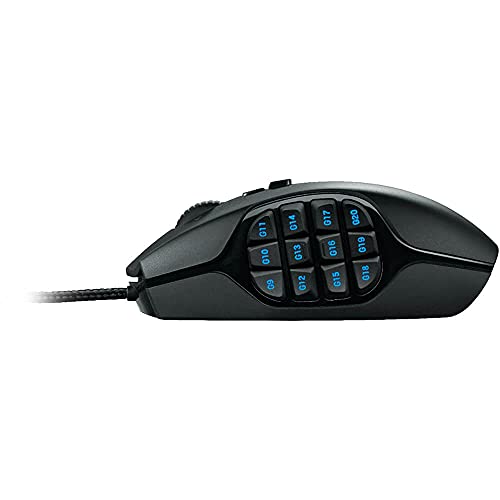 Image of Logitech G600 MMO Wired Gaming Mouse Black (910-002867)