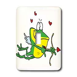 Valentine Foggy Frog Interrupteur à bascule 2,5 cm 3dRose LSP 104359