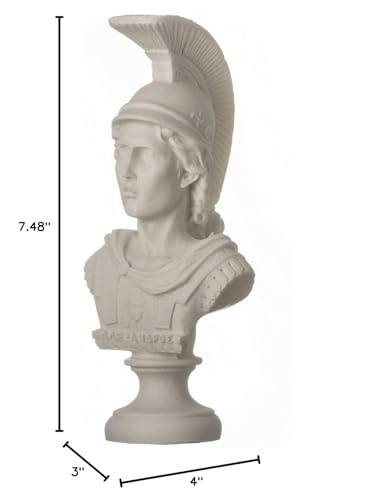 Busto de Alejandro Magno de Macedonia estatua griega 7.48" miniatura 6