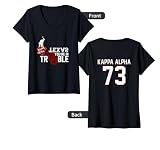 Womens KA OU/TX V-Neck T-Shirt