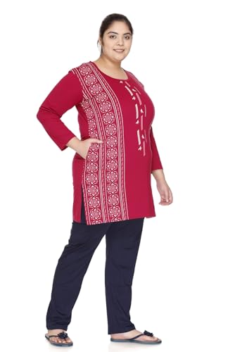 Image of RYSH Women's Plus Size Printed Long Top
