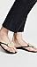 Ipanema Wave Heart Women's Flip Flops, Black/Gold (9 US)