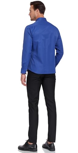 Mens Dress Pants Slim Fit Formal Suit Pants Black Navy Dress Pants Trousers for Men Casual Slacks4