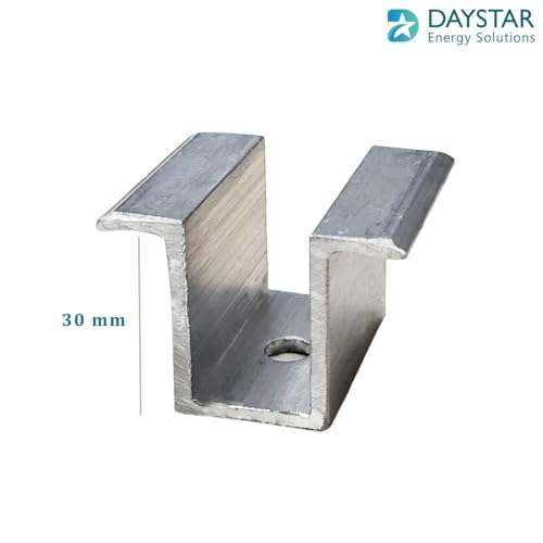 Image of Daystar Solutions Solar Panel mounting clamp 30MM for (3 Panel - 4 End Clamps and 4 Mid Clamps)