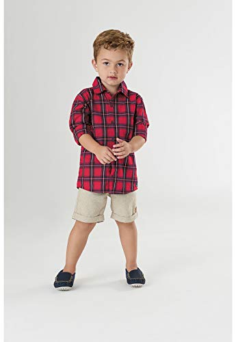 Camisa Xadrez em Tecido Up Baby