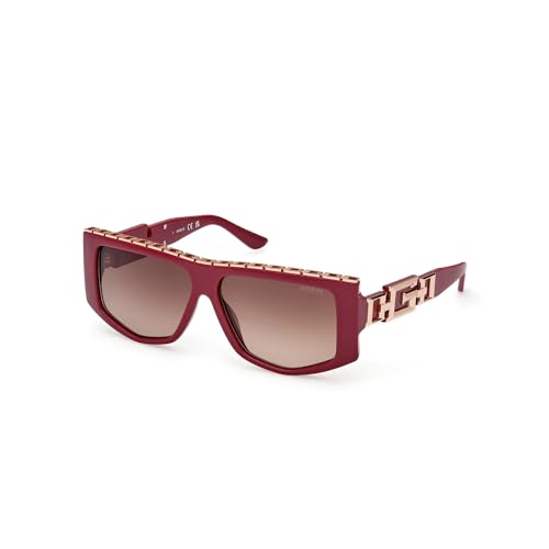 Guess GU7914 Lunettes de Soleil Femme Shiny Bordeaux Rouge Taille Unique
