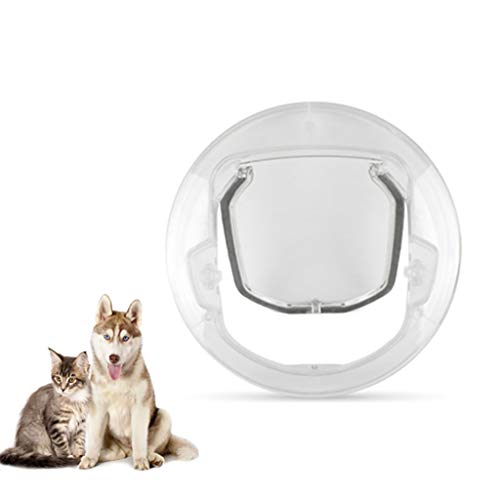 Copertura Trasparente In PVC Per Porta Cuccia Di Cani E Gatti – Installazione Facile Senza Viti, Resistente Alle Intemperie E Regolabile Per Interni