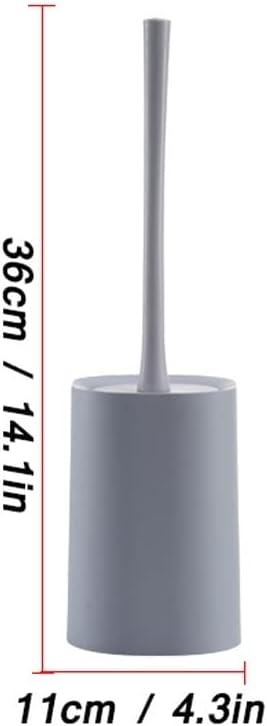 Toilet Brush Holder Toilet Brush Holder Household Floor Toilet Brushs Bathroom Toilet Cleaning Brush Creative Toilet Bowl Brush with Cover Suit Toilet Brush Holders(B)