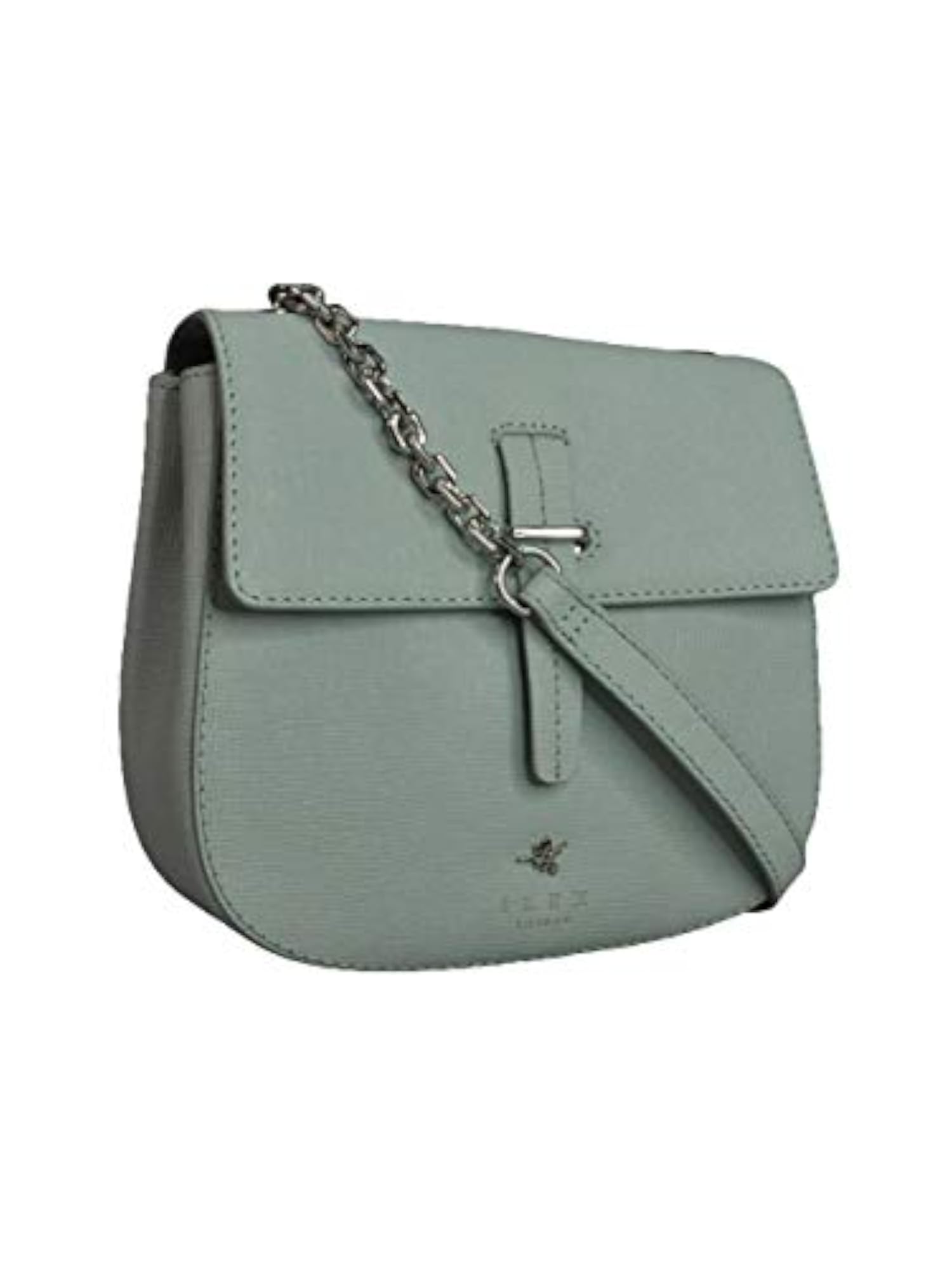 Women's Mint Crossbody Bag with Flap Closure