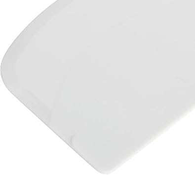 KitchenCraft Plastic Dough Cutter and Scraper, 9 x 13.5 cm (3.5 x 5.5) - White