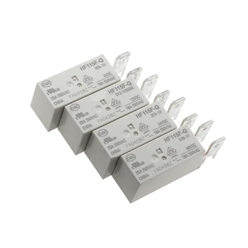Relais HF115F-Q 24VDC 1H 18A 6PIN vertical pour circuit imprimé Lot de 5