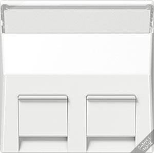 Couvercle pour jacks modulaires A569-30BFPLANM JUNG noir mat
