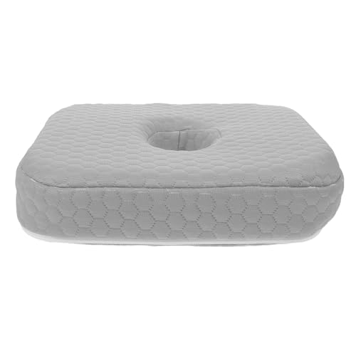 Almohada para perforación gris: el cojín de espuma viscoelástica para tu descanso en casa