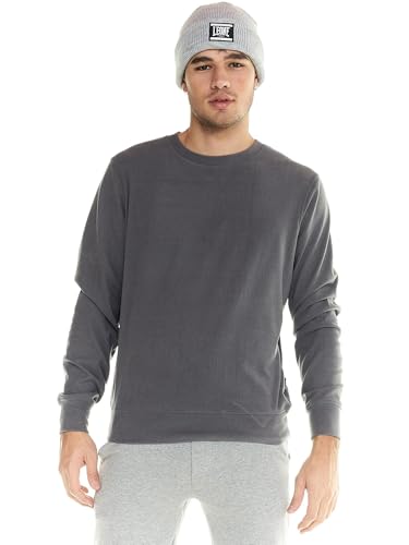 Pull Lion pour homme col rond chaud en maille Polar Lifestyle