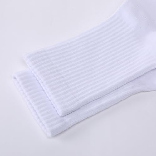 Men’s Mid Crew Socks Lightweight Soft Ribbed Mid Cut Socks for Daily Casual Wear Commuting Office Available in 1, 2, 3 Pairs3
