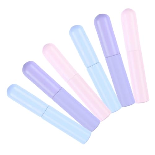 Aplicadores de silicona Anneome de 6 piezas para brillo de labios y corrección de maquillaje