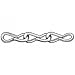 Jack Chain, Single, Ni, Sz 20, 3 Lb, 100 Ft