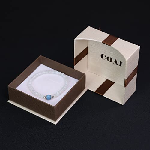 COAI Bracciale da Donna con Perle di Pietra di