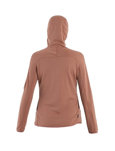 icebreaker Women's Quantum Hybrid Long Sleeve Full-Zip Hooded Jacket2