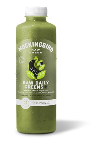 Mockingbird Raw Daily Greens Juice Cucumber Spinach Pineapple Kiwi 750ml