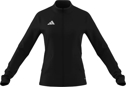 adidas Women's Entrada26 Track Jacket, Black/White, L