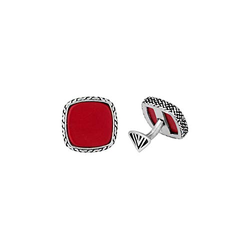 Men's Elegant Silver Cufflinks - Stylish Formal Wear Accessory