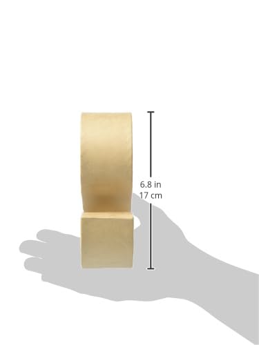 GLOREX 6 2029 119 - Papp - Buchstabe S, Buchstabe aus brauner Pappe, ca. 17,5 X 5,5 cm groß, zum bemalen und bekleben, für Serviettentechnik und Décopatch, ideal als Dekoration