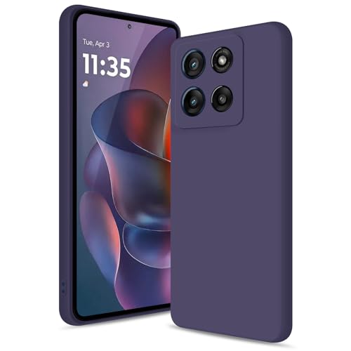 Btstring Silicone Case for Motorola Moto G Stylus 5G 2025, Deep Purple