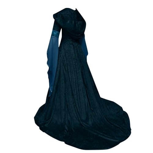 OIOLOYJM Renaissance Costume Women Medieval Sexy Plus Size Witch Vampire Gothic Halloween Costumes Woman 2025 Clothes Dresses
