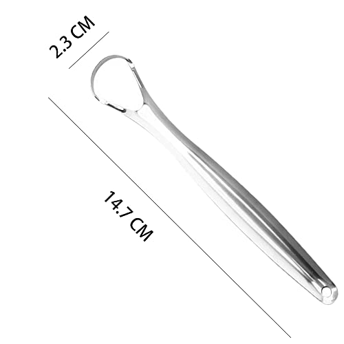 4Pcs Tongue Scraper Stainless Steel Tongue Cleaner Fresh Breath Care Scraper For Easier Cleaning Of Tongue Coating #TOP5