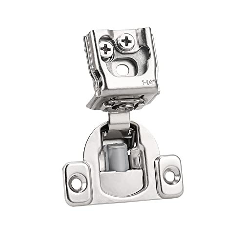 Probrico Soft Close Cabinet Hinges For Kitchen Cabinet 1-1/4" Inch Overlay 2 Pair(=4 Pieces), Concealed Cupboard Door Hignes, 105 Degree Opening Angel #TOP6