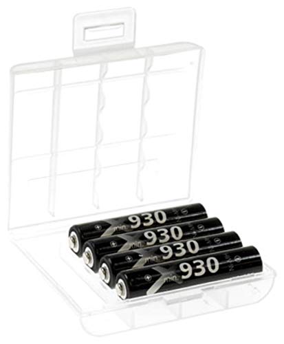 XCell 4 x Micro Akku LSD Plus + Akkubox NI-MH 1,2V / 930 mAh + Akkubox