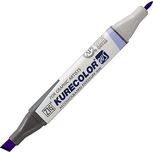 Feutre bleu Zig Kurecolor Twin WS pour dessiner des mangas à la maison