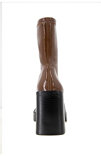 Image of Kenneth Cole Women's Amber Ankle Boot, Chocolate, 8.5