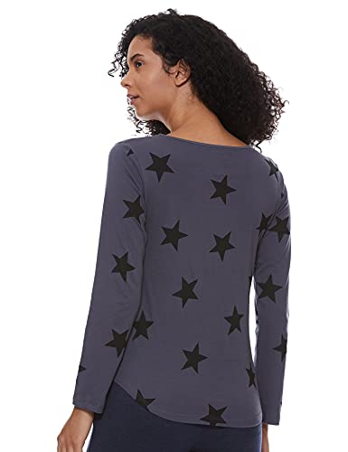 Image of A.T.U.N. (ALL THINGS UBER NICE) Womens Printed Cotton Long Sleeve Regular T-Shirt (Pack of 3)